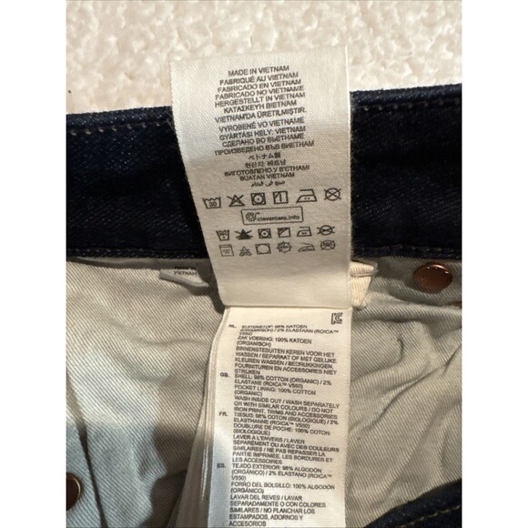 G-STAR RAW Womens W28 L34 Kate Boyfrd Jeans NWT Tapered Cropped CUFF Button-fly - Picture 8 of 11